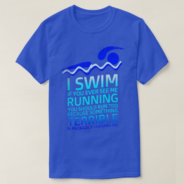 T-shirt Athlète de natation et entraîneurs maillot de bain (Design devant)