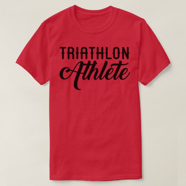 T-shirt Athlète de triathlon 20 (Design devant)