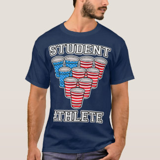 T-shirt Athlète étudiante Beer Pong College