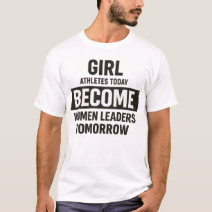 T-shirt Athlètes Féminines Puissantes Mènent Demain
