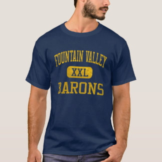 T-shirt Athlétisme des Barons de Fountain Valley