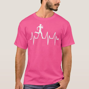 T-shirt Athlétisme pouls pulse amusant course