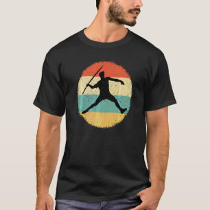 T-shirt Athlétisme Rétro Vintage Lanceurs De Javelot Coure
