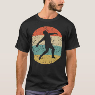 T-shirt Athlétisme vintage de lancée de disque rétro
