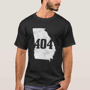 T-shirt Atlanta 404 Indicatif régional Atl Georgia Map Sta