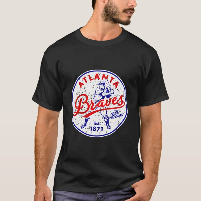 T-shirt Atlanta Bravesss Baseball Vintage (Devant)