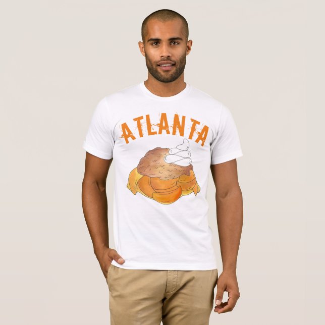 T-shirt Atlanta Georgia GA Peach Cobbler Southern Dessert (Devant entier)