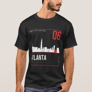 T-shirt Atlanta Georgia Skyline ShiftTape Vol 06