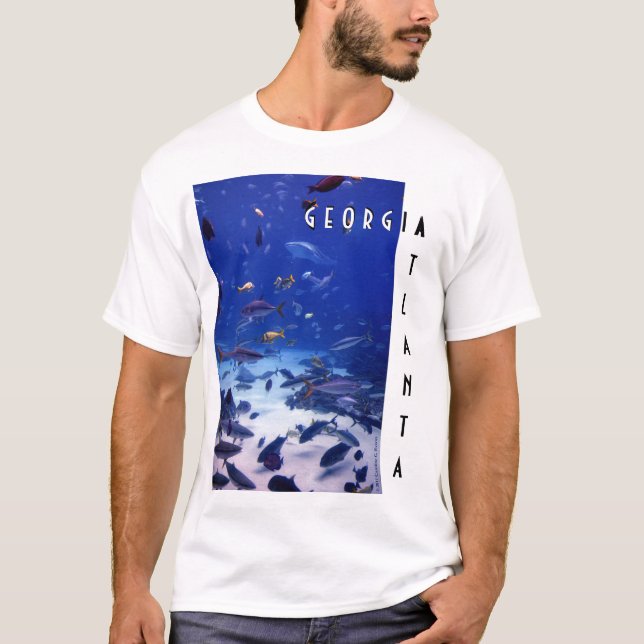 T-shirt Atlanta la Géorgie (Devant)