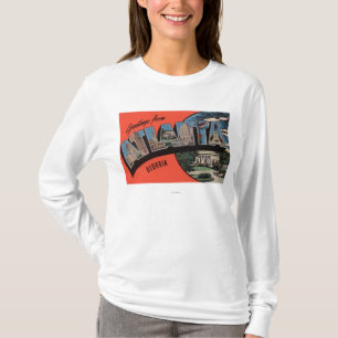 T-shirt Atlanta, la Géorgie - grandes scènes de lettre