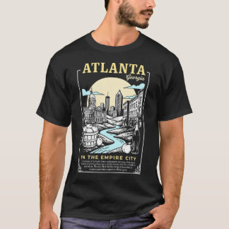 T-shirt Atlanta Ville Géorgie Dans La Ville Empire