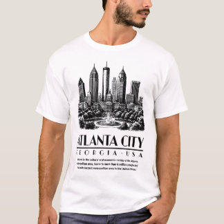 T-shirt Atlanta Ville Géorgie États-Unis