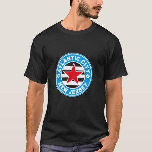 T-shirt Atlantic City New Jersey États-Unis d'Amérique Éta