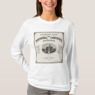 T-shirt Atlas le comté de Sonoma, la Californie de page