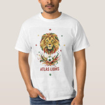 T-shirt Atlas Lion – Fierté du football marocain