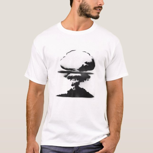 T-shirt Atompilz Motif Atomique Bombe Nucléaire Chambres F (Devant)