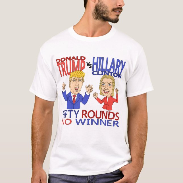 T-shirt Atout contre Clinton (Devant)