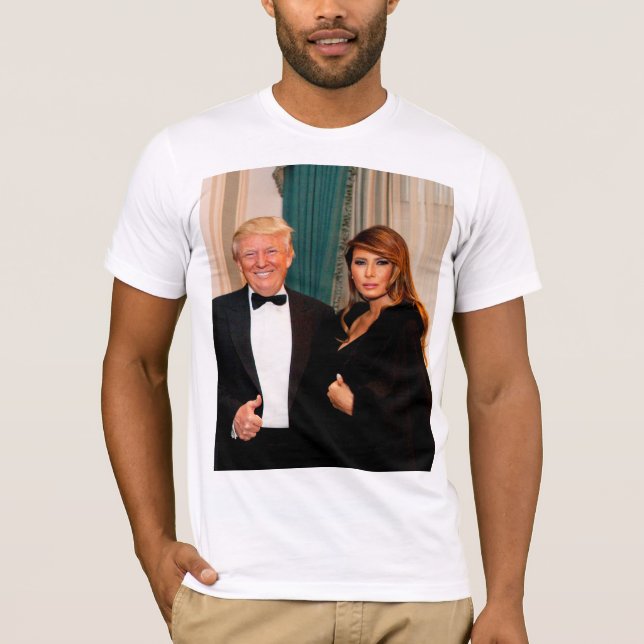 T-shirt Atout de Donald et de Melania (Devant)