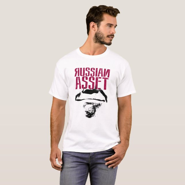 T-shirt Atout de traître : Comme des capitaux russes ; (Devant entier)