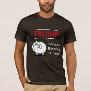 T-shirt "Atout - parce que la pensée est dure !" avec des