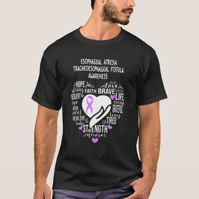 T-shirt Atresia oesophagienne Fistule Aware Tracheesophagi (Devant)