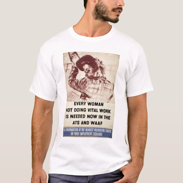 T-shirt ATS et WAAF 1939-46.jpg de recrutement (Devant)