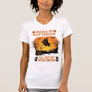 T-shirt Attache-toi Papillon Halloween Fantôme Sorcière Ch
