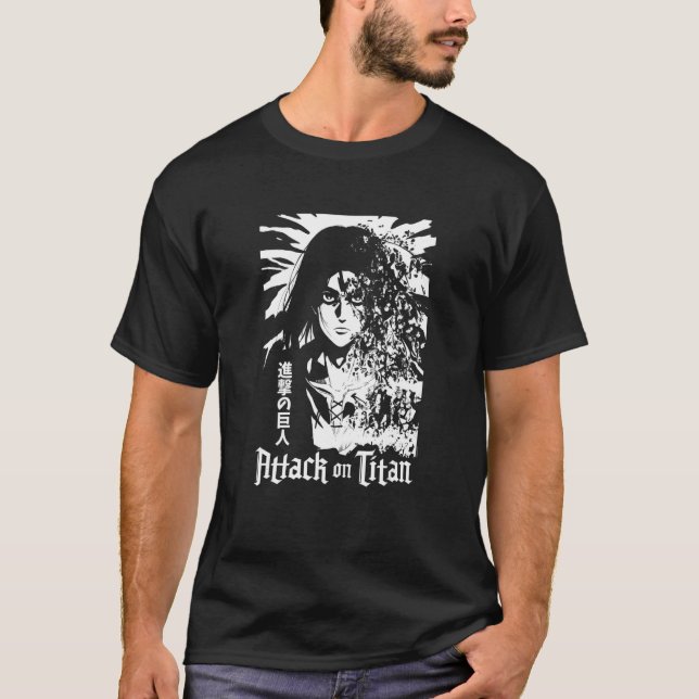 T-shirt Attack on Titan Season 4 Eren Explosion (Devant)
