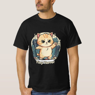 T-shirt Attaque de chat petite terreur