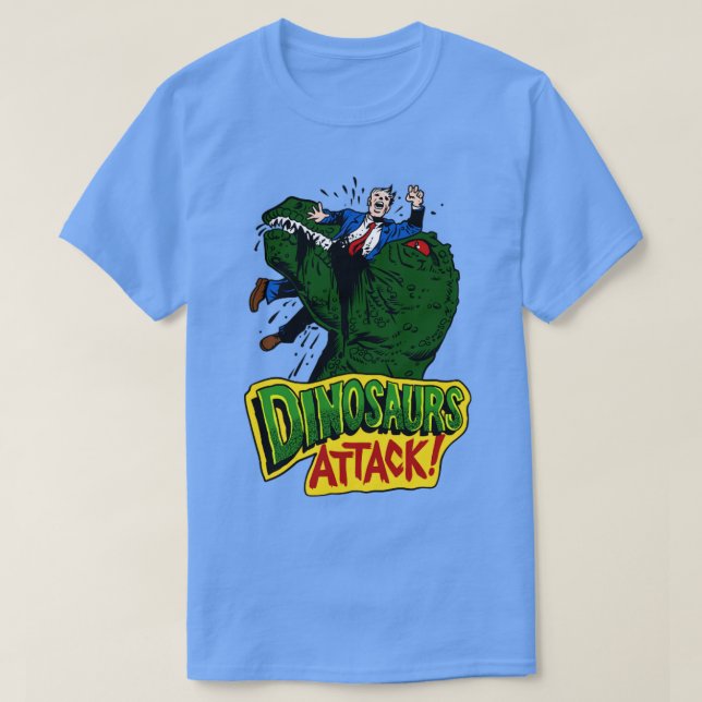 T-shirt Attaque de dinosaures 1 (Design devant)