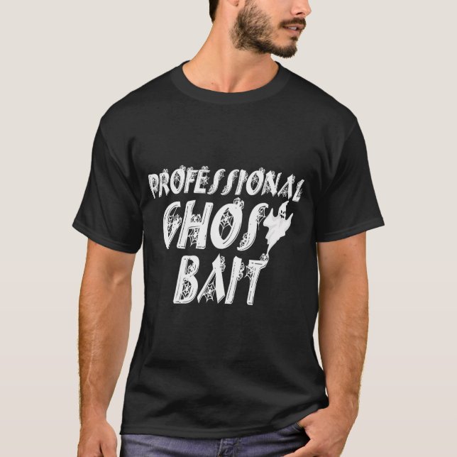 T-shirt Attaque de fantôme professionnel - Chasse de fantô (Devant)