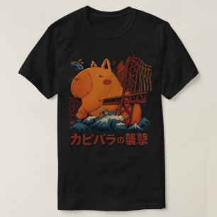 T-shirt Attaque de kaiju de capybara – Rampage de rongeur 