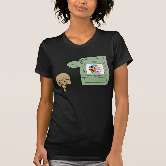 T-shirt Attaque de mouchard (TV vilaine et Nice) (Devant)