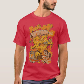 T-shirt Attaque de pizza famille