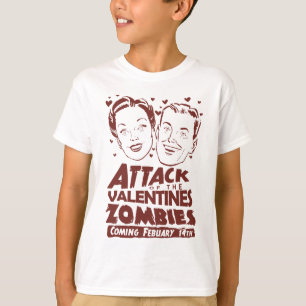 T-shirt Attaque des zombis de Valentines