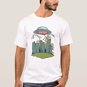 T-shirt Attaque extraterrestre