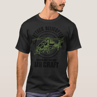 T-SHIRT ATTAQUE HÉLICOPTÈRE VERT