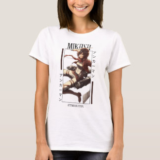T-SHIRT ATTAQUE SUR TITAN-MIKASA ACKERMAN COOL DESIGN