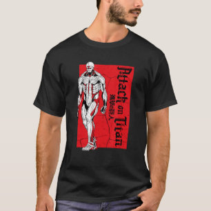 T-shirt Attaque sur Titan Saison 4 Armored Titan Red Block