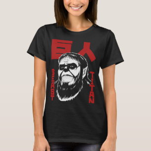 T-shirt Attaque sur Titan Saison 4 Beast Titan & Large Kan
