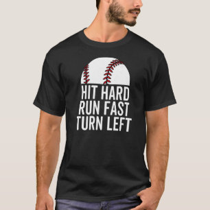 T-shirt Atteindre la course dure Tournez à gauche Le joueu