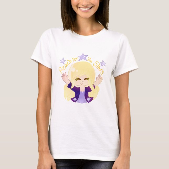 T-shirt Atteindre Pour Les Étoiles (Devant)