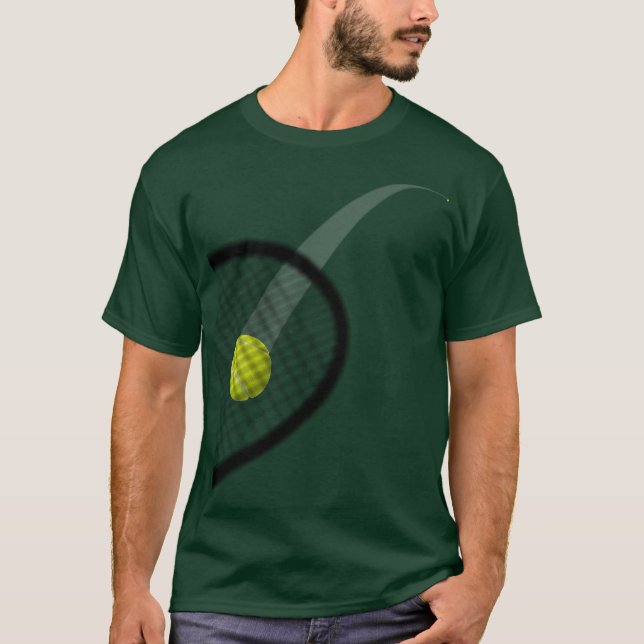 T-shirt Atteindre Une Boule De Tennis Mouvement (Devant)