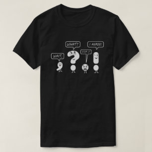 T-shirt Attendez ce drôle de ponctuation enseignant Cool c