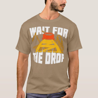 T-shirt Attendez Le Cadeau Du Ventilateur De Dessous de ve