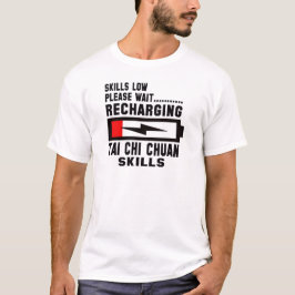 T-shirt Attendez svp en rechargeant des qualifications de