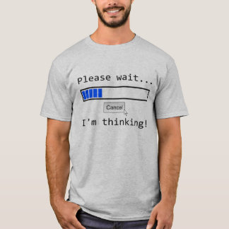 T-shirt Attendez svp… Je PENSE