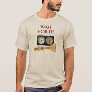 T-shirt Attendez ! Vérifier le maté, les joueurs d'échecs