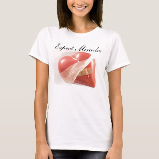 T-shirt Attendez-vous au coeur de miracles