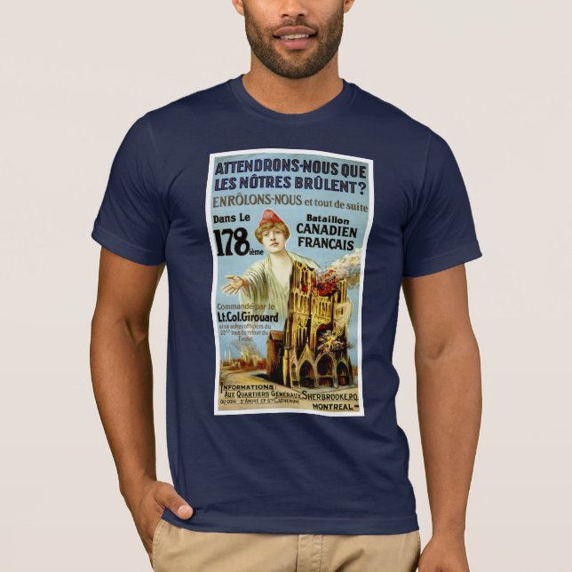 T-shirt Attendrons-Nous Que Les Notre-Brulent (Devant)